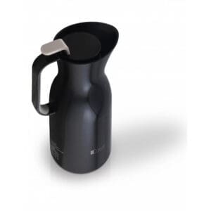 Top view of Dorsch vacuum jug black lid and pouring spout