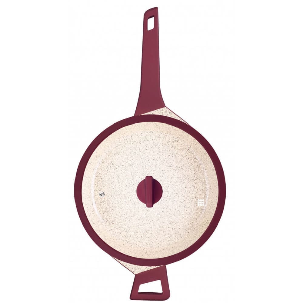 Dorsch Premium Deep Fry Pan with Lid 28cm – Nano Ceramic Non-Stick