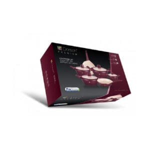 Dorsch 6-piece ceramic cookware set with casseroles and frying pans