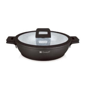 Dorsch Low Casserole with Glass Lid - Non-Stick Deep Pan