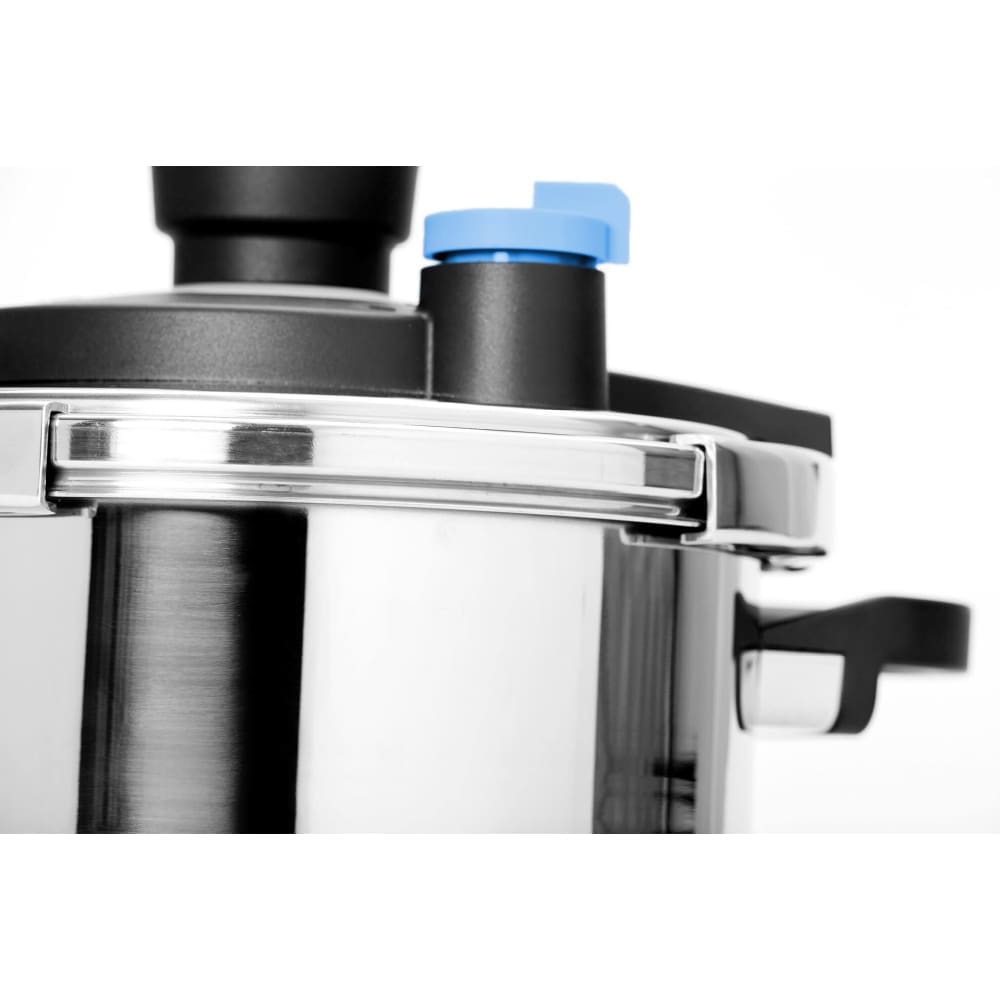 طقم طناجر ضغط دورش 6 و 8 لتر – ستانلس ستيل آمن وسريع للطهي - الصورة 3