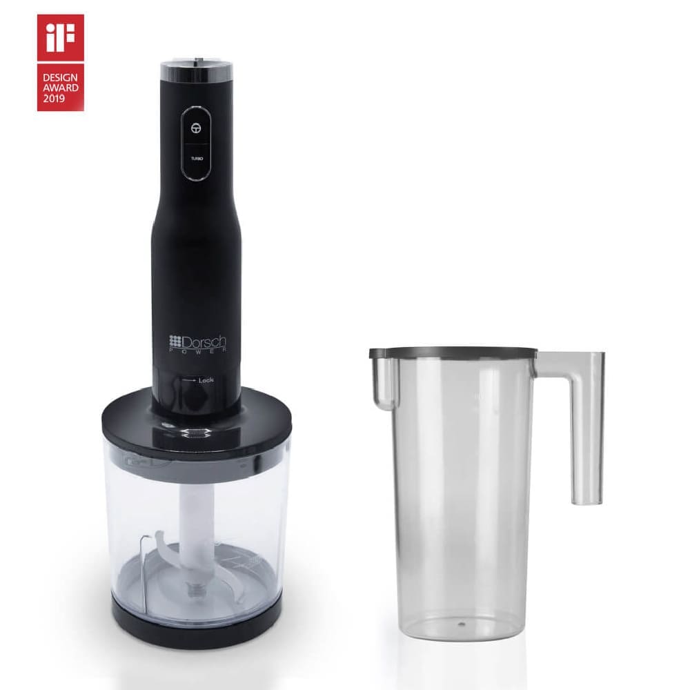 Dorsch Power hand blender with chopper bowl and measuring jug, iF Design Award 2019 logo