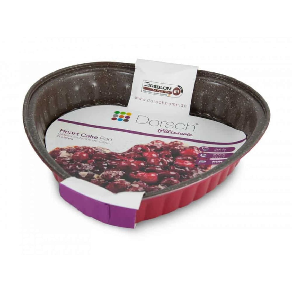 Dorsch heart cake pan 25cm with original packaging sleeve