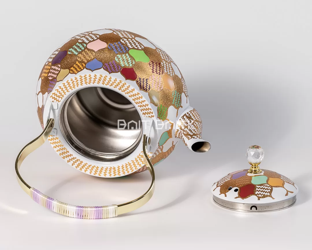 Stainless steel interior top view tea pot 2.0L SK-3402