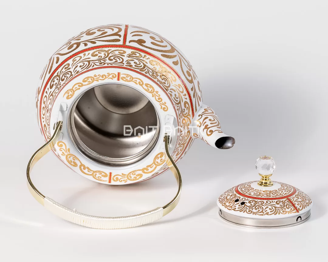 إبريق شاي داخل ستانلس ستيل منظر علوي سعة 2.0 لتر SK-3406