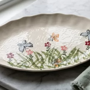 12-inch ceramic serving plate