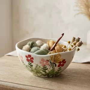 5-inch ceramic serving bowl